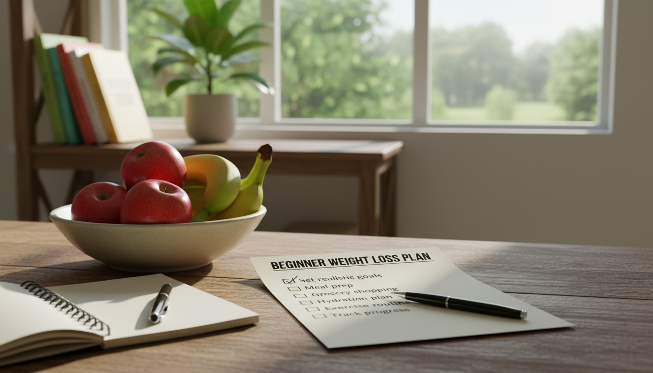beginner weight loss plan checklist