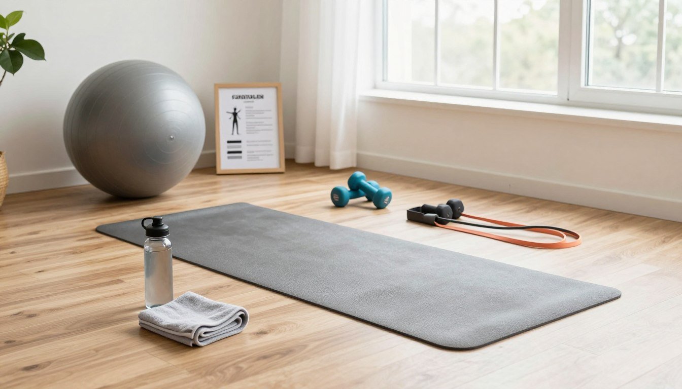 7 Essential Home Exercises to Build Muscle Without a Gym 5 home workout routine setup