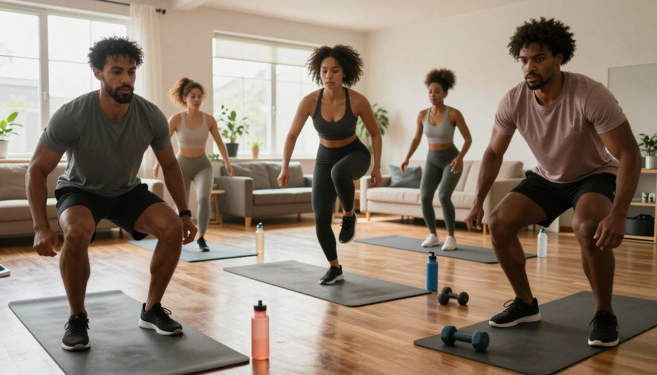 How to Burn 500 Calories at Home with This Simple HIIT Routine 1 How to Burn 500 Calories at Home with This Simple HIIT Routine.