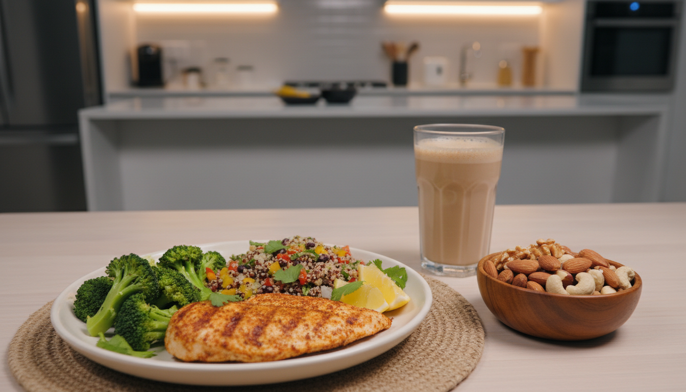 quick muscle building meals