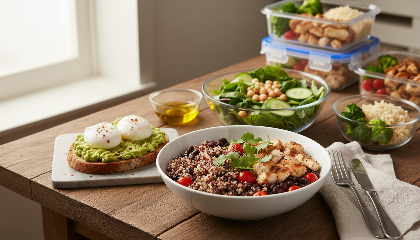 quick muscle building meals